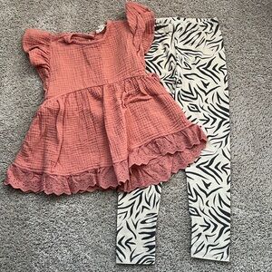 Jessica Simpson, girls 2 piece outfit, size 6x